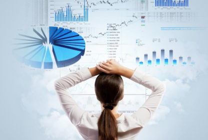 woman trying to make decision about data