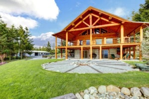 log cabin vacation rental property